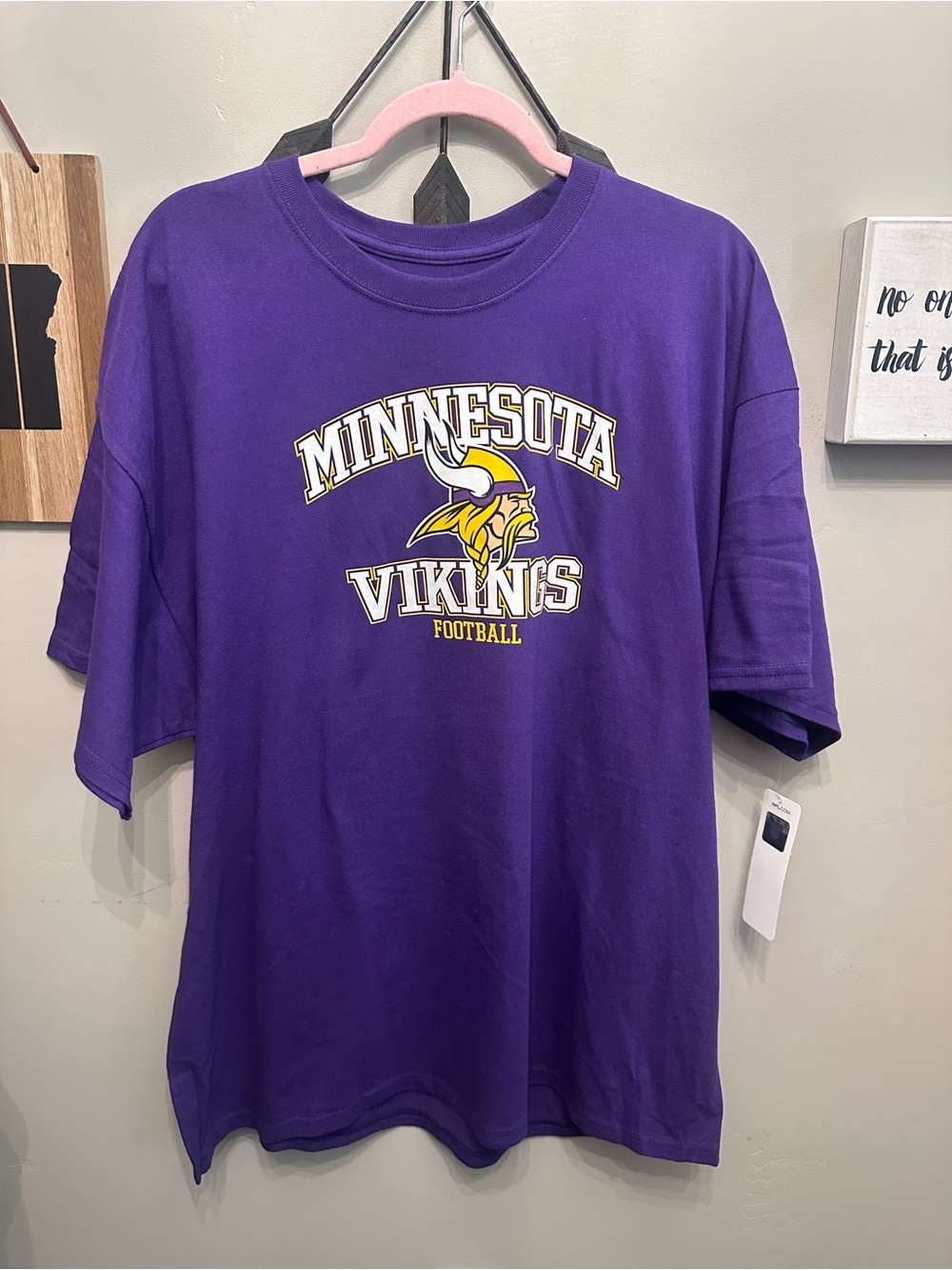 NFL Minnesota Vikings Purple & Gold Graphic Tee - Men
